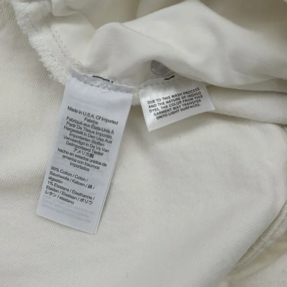 NWT J. Crew Pont Sur high waist, wide leg, white denim jeans, size 32 - Picture 8 of 14